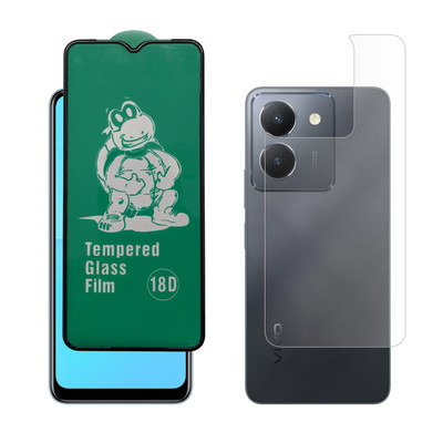 Ten To 11 Front and Back Tempered Glass for ViVO Y36(Pack of 2)