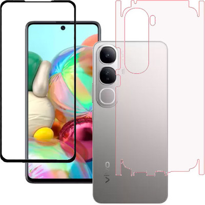 AARERED Front and Back Tempered Glass for Vivo Y300, VIVO Y300(Pack of 1)