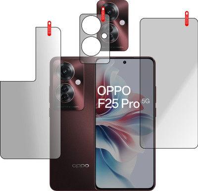 ARKEIS Front and Back Tempered Glass for OPPO F25 Pro 5G(Pack of 3)
