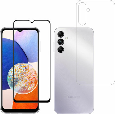 Vatsin Front and Back Tempered Glass for Samsung Galaxy A15 5G(Pack of 2)