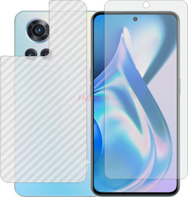 Fasheen Front and Back Tempered Glass for ONEPLUS ACE PGKM10 (Front Matte Finish & Back 3d Carbon Fiber)(Pack of 2)