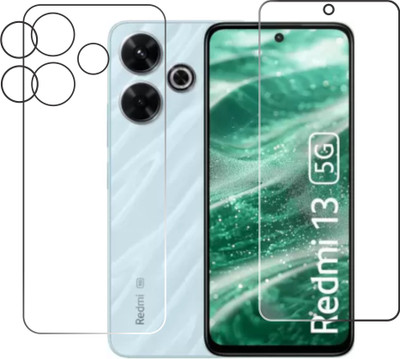 chakoor Front and Back Tempered Glass for Redmi 13 5G(Pack of 2)