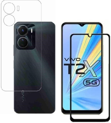 4 YARDS Front and Back Tempered Glass for Vivo T2x 5G (D-Plus)(Pack of 1)
