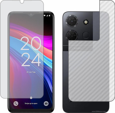 Mobling Front and Back Tempered Glass for TCL 503(Pack of 2)