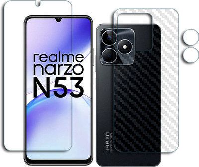 ARBAN Front and Back Tempered Glass for Realme Narzo N53 FRONTBACK TEMPERED GUARD(Pack of 1)