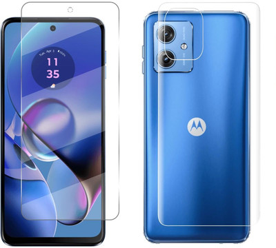 4 YARDS Front and Back Tempered Glass for Motorola G64 5G(Pack of 1)
