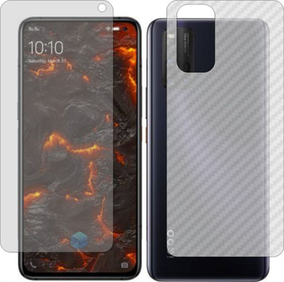 MOBART Front and Back Tempered Glass for IQOO 3(Pack of 2)