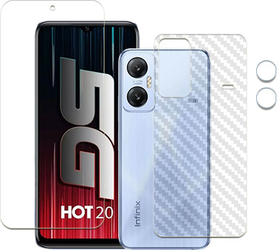 SOMTONE Front and Back Tempered Glass for Infinix Hot 20 FRONTBACK TEMPERED GUARD(Pack of 1)