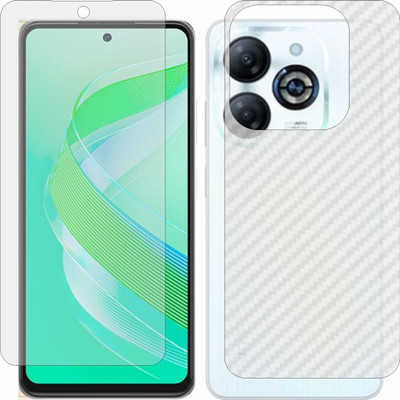 TELTREK Front and Back Screen Guard for Infinix Smart 8(Pack of 2)