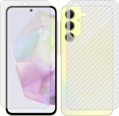 Mobling Front and Back Tempered Glass for Samsung Galaxy A35(Pack of 2)