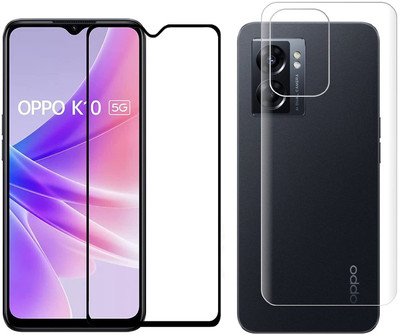 4 YARDS Front and Back Tempered Glass for Oppo K10 5G (11-D)(Pack of 1)