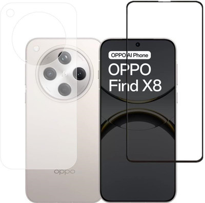 Hyper Front and Back Tempered Glass for OPPO Find X8 5G(Pack of 1)