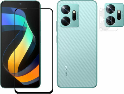 Ten To 11 Front and Back Tempered Glass for infinix zero 20(Pack of 3)