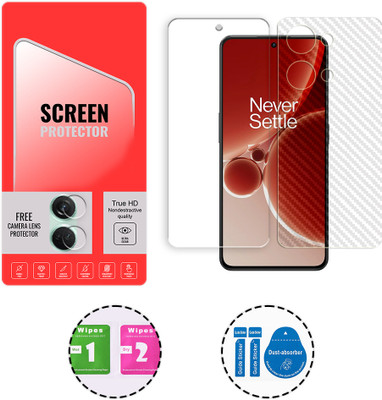 ARBAN Front and Back Tempered Glass for OnePlus Nord 3 5G (1 FREE CAMERA LENS) WITH FRONTBACK SCREEN PROTECTOR(Pack of 1)