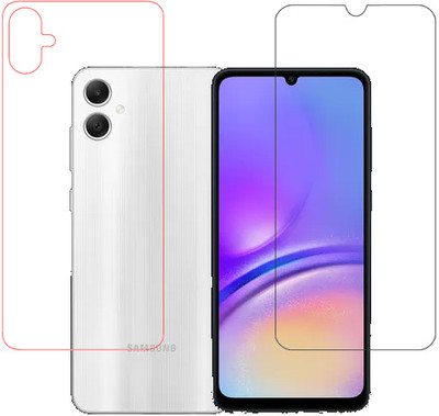 HOBBYTRONICS Front and Back Tempered Glass for Samsung Galaxy A05(Pack of 1)