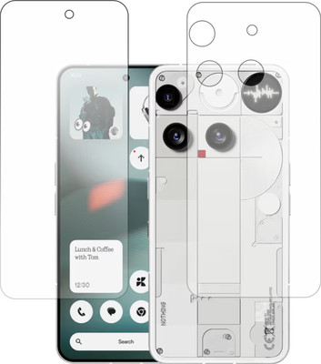DORADO SHIELD Front and Back Tempered Glass for Nothing Phone 3 5g(Pack of 2)