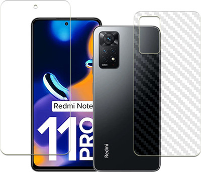 ARBAN Front and Back Tempered Glass for Xiaomi Redmi Note 11 Pro FRONT BACK(Pack of 1)