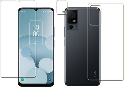 MUTAALI Front and Back Tempered Glass for TCL 40 XL(Pack of 1)