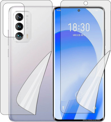 Fasheen Front and Back Screen Guard for MEIZU 18S (Edge To Edge TPU Full Coverage)(Pack of 1)