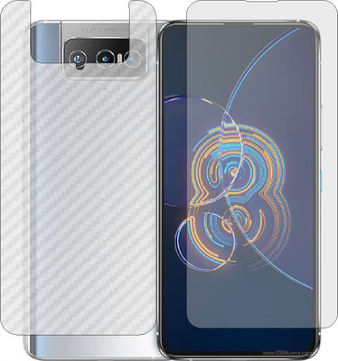MOBART Front and Back Tempered Glass for ASUS ZENFONE 8 FLIP ZS672KS(Pack of 2)