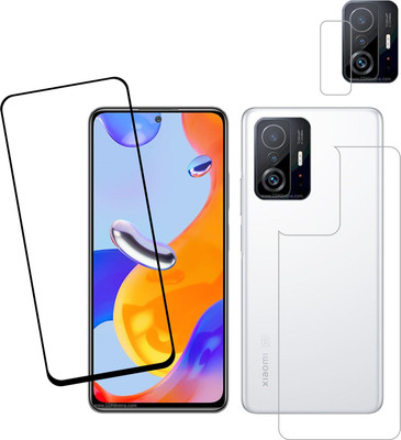 Vatsin Front and Back Tempered Glass for Redmi Note 11 SE(Pack of 3)