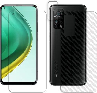 ARBAN Front and Back Tempered Glass for 1-Mi 10T Pro FRONTBACK AND CAMERA LENS SCREEN GUARD(Pack of 1)