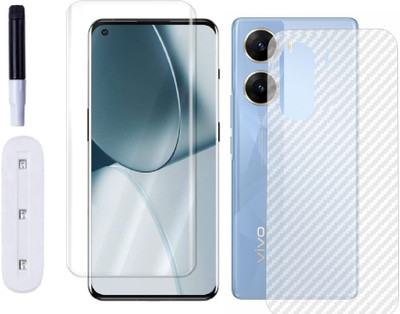Bai and kaka Front and Back Tempered Glass for Vivo V29e 5G(Pack of 2)