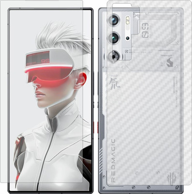 Mobling Front and Back Tempered Glass for ZTE Nubia Red Magic 9S Pro Plus(Pack of 2)