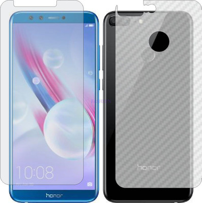 Fasheen Front and Back Tempered Glass for HONOR 9 LITE (Front Matte Finish & Back 3d Carbon Fiber)(Pack of 2)