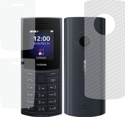 Fasheen Front and Back Tempered Glass for Nokia 110 4G 2nd Edi(Pack of 2)