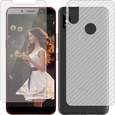 Fasheen Front and Back Tempered Glass for ITEL A62(Pack of 2)
