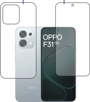 DESIBUZZ Front and Back Tempered Glass for Oppo F31 5G, F31 5G(Pack of 2)