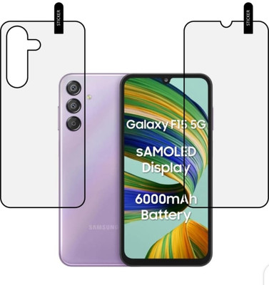 DB Front and Back Tempered Glass for SAMSUNG GALAXY F15 5G(Pack of 2)