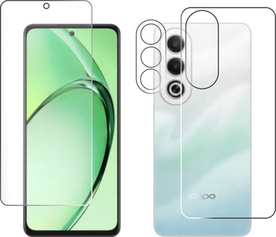 chakoor Front and Back Tempered Glass for oppo k12x 5g(Pack of 3)