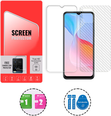 ARBAN Front and Back Tempered Glass for vivo Y21G 4G (1 FREE CAMERA LENS) WITH FRONTBACK SCREEN PROTECTOR(Pack of 1)