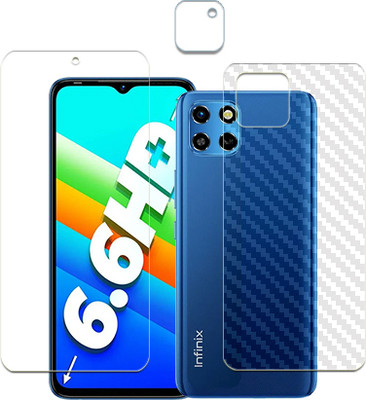 ARBAN Front and Back Tempered Glass for Infinix Smart 6 HD FRONTBACK SCREEN GUARD(Pack of 1)