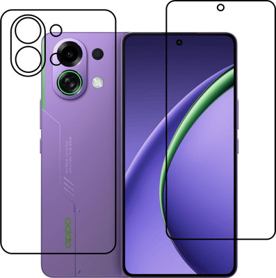 chakoor Front and Back Tempered Glass for OPPO K13 Turbo 5G(Pack of 3)