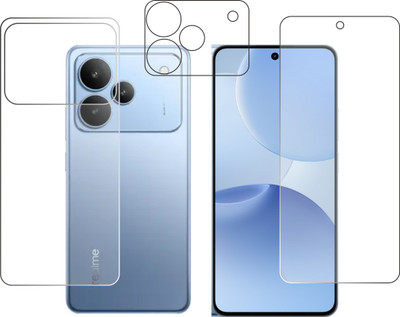 chakoor Front and Back Tempered Glass for realme P4 5G(Pack of 3)