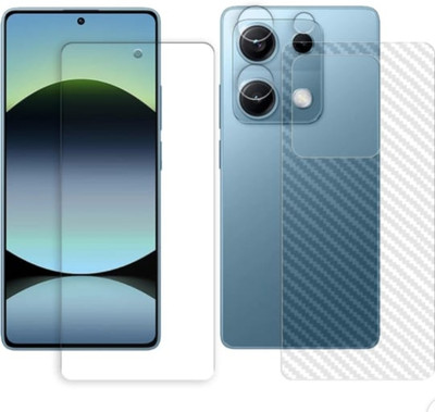 KHWABEEDA Front and Back Tempered Glass for XIAOMI REDMI NOTE 14S 4G(Pack of 3)