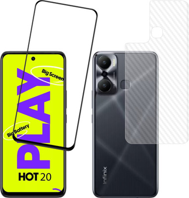 Ten To 11 Front and Back Tempered Glass for Infinix Hot 20 Play(Pack of 2)