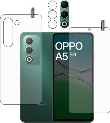 GARUDA GLASS Front and Back Tempered Glass for OPPO A5 5G(Pack of 2)