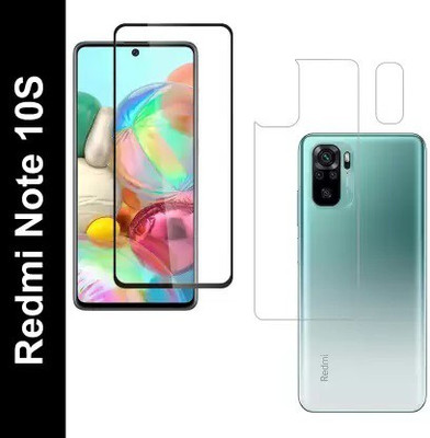 MUTAALI Front and Back Tempered Glass for Redmi Note 10S(Pack of 1)