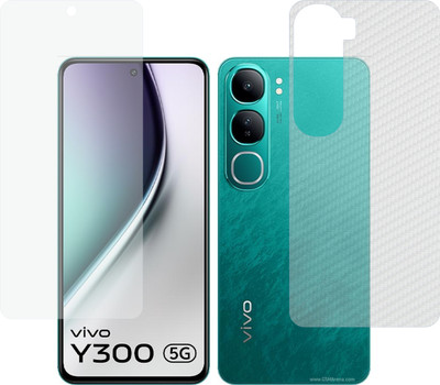 Fasheen Front and Back Tempered Glass for Vivo Y300(Pack of 2)