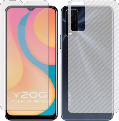 MOBART Front and Back Tempered Glass for VIVO Y20G(Pack of 2)