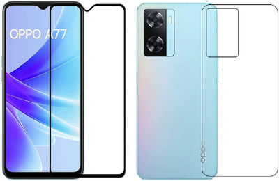 4 YARDS Front and Back Tempered Glass for OPPO A77 (11-D)(Pack of 1)
