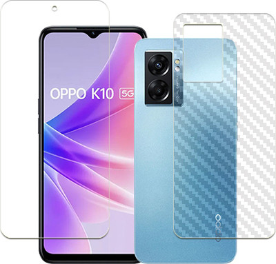 ARBAN Front and Back Tempered Glass for Oppo K10 5G FRONT BACK(Pack of 1)