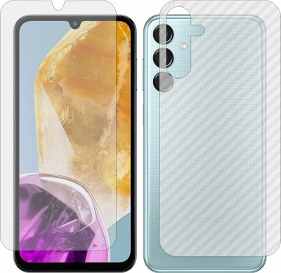 MOBART Front and Back Tempered Glass for Samsung Galaxy M15 5G(Pack of 2)