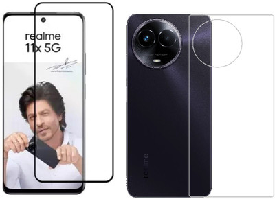 4 YARDS Front and Back Tempered Glass for realme 11x 5G (11-D)(Pack of 1)