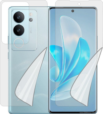 ZINGTEL Front and Back Tempered Glass for VIVO V29 5G (Edge To Edge TPU Full Coverage)(Pack of 1)