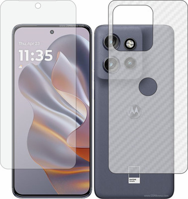Mobling Front and Back Tempered Glass for Motorola Moto S50 5G(Pack of 2)